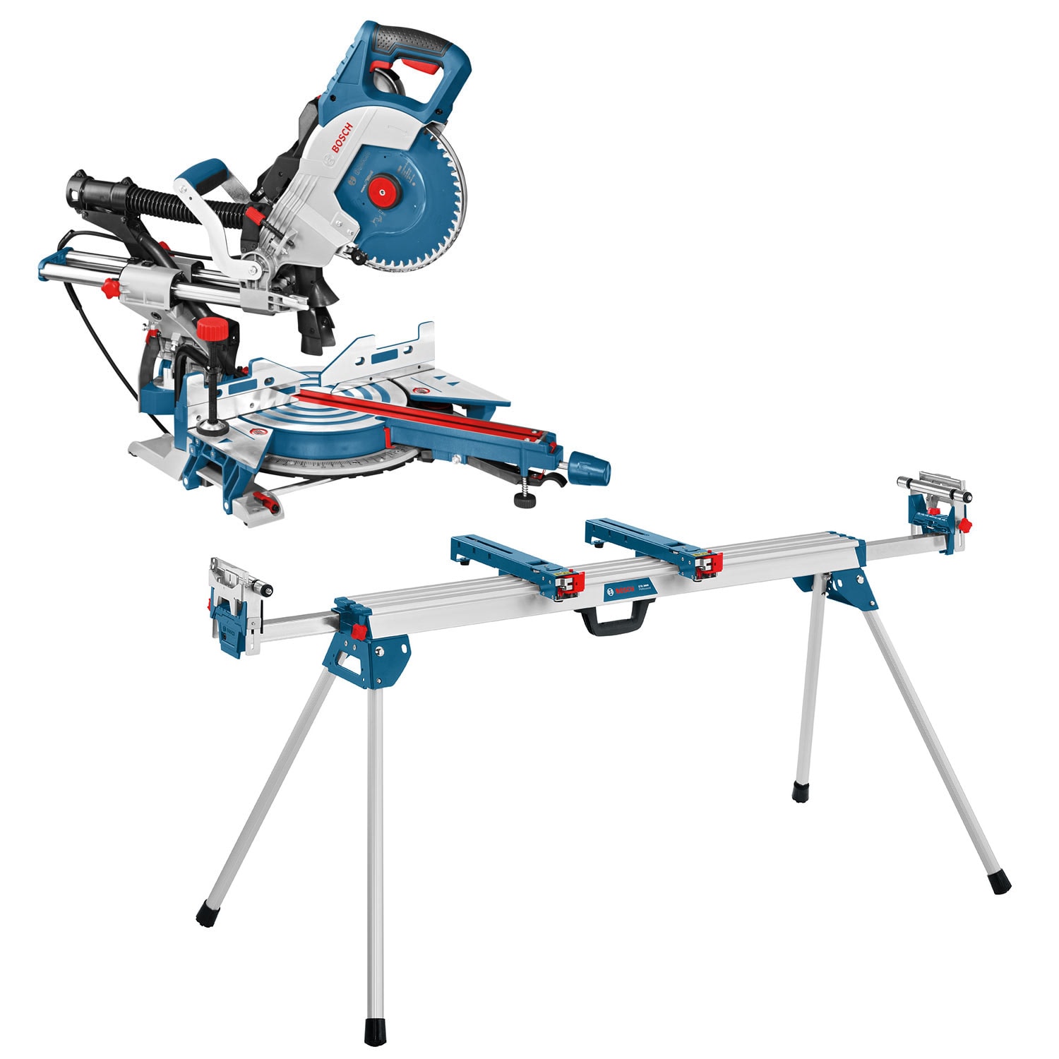 Bosch Kap og geringssav GCM 8 SDE med Stativ GTA 3800