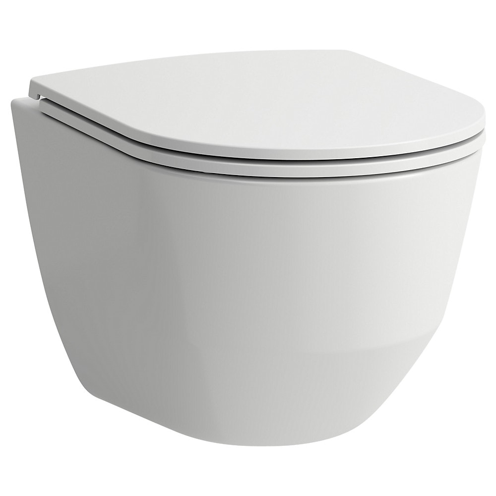 Laufen Pro sampak hængeskål 53 cm rimless og sæde med soft close/quick release