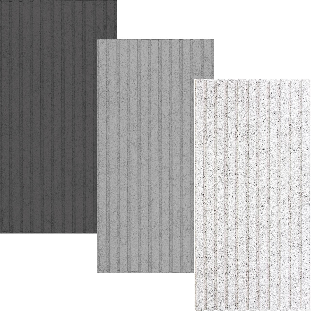 Troldtekt Line Ultra Fin K0 akustikplade 101 hvid/lys natur 600 x 1200 mm 0,72 m2