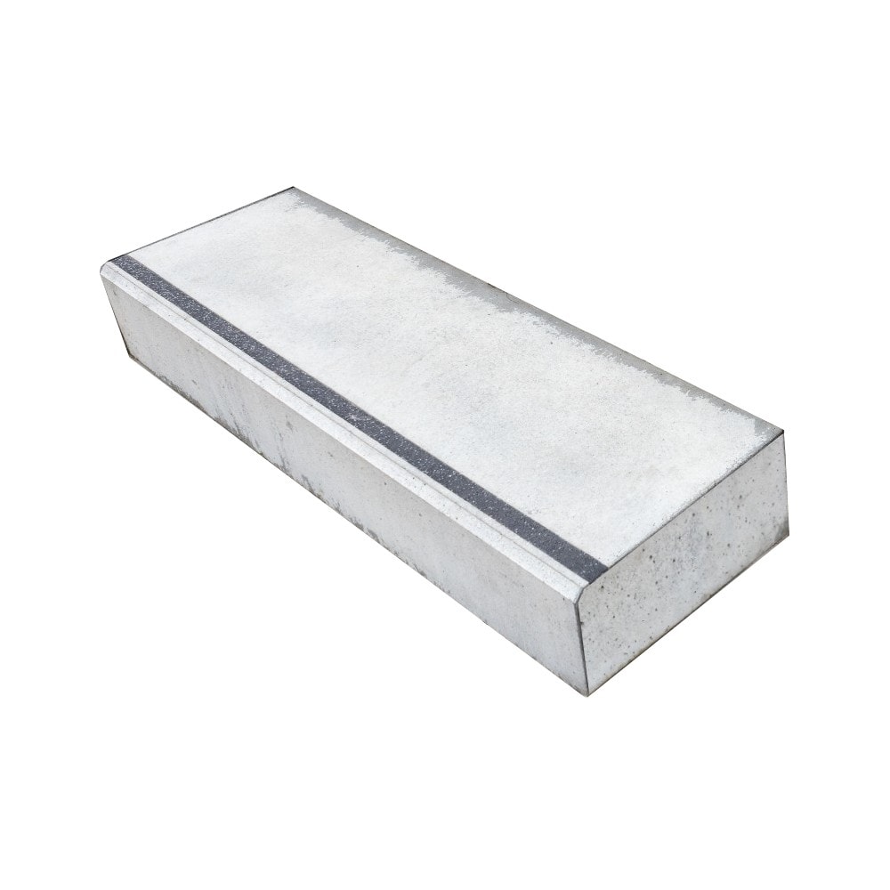 IBF Trappetrin med forkantsmarkering 200 x 35 x 18 cm i grå