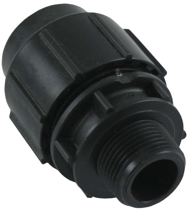 Regab PP-PEM-kobling rak udvendig R25×32 mm plast