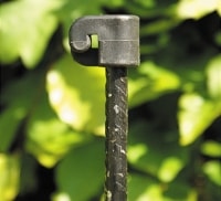 Hegnspæl tentorpæl sort 110 cm m/sort iso 8mmx110cm