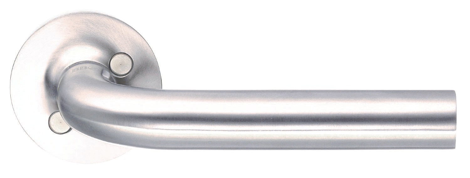 Beslagsboden B176 udendørs dørgreb i børstet stål