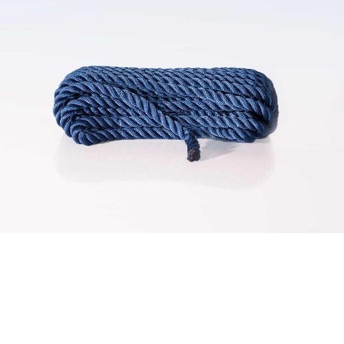 Fortøjningsline i blå 3-slået soft Ø14 mm x 15 m