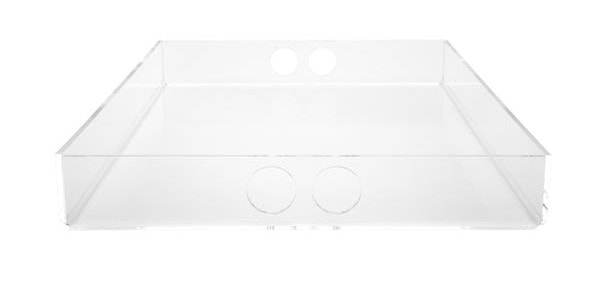 Neon Living Tray Small serveringsbakke i klar akryl
