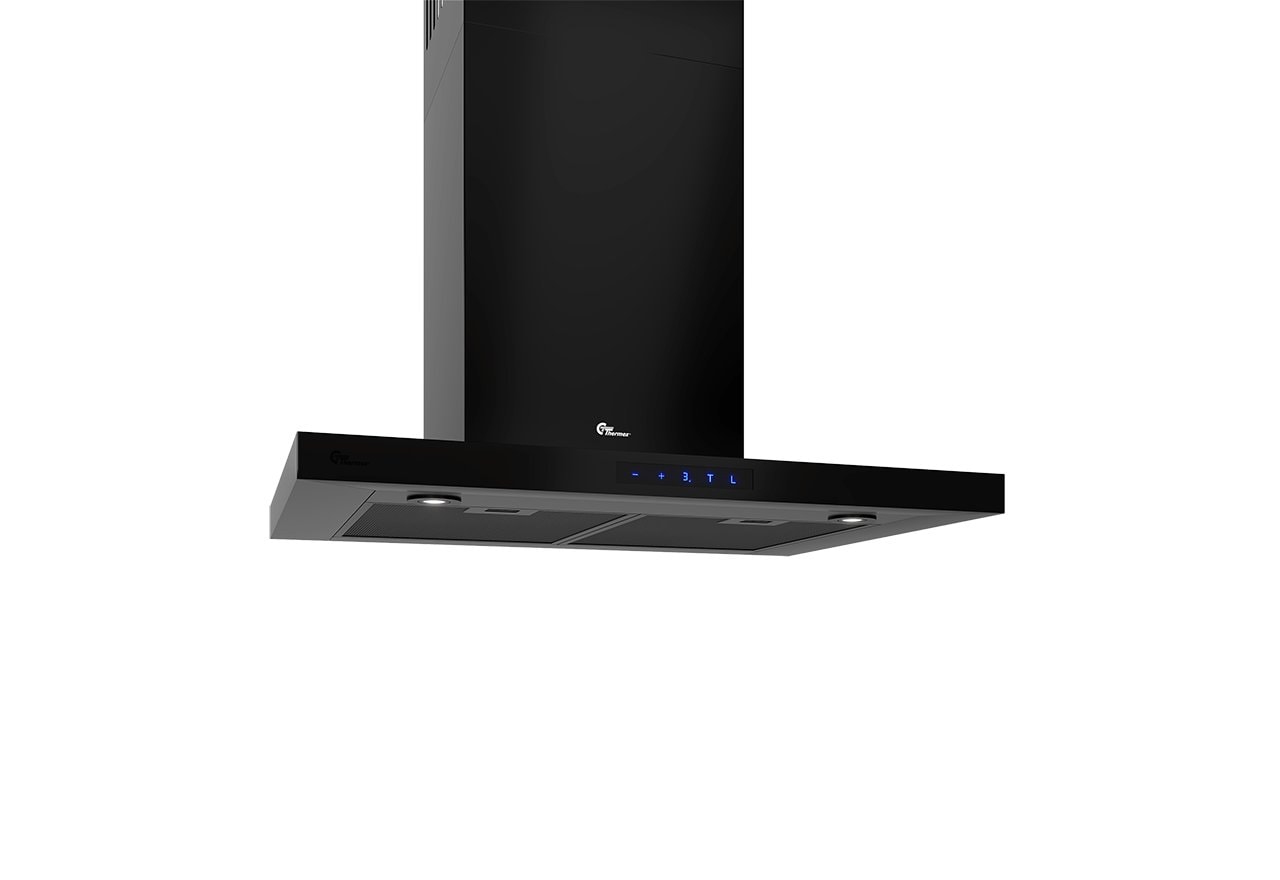 Thermex Harwich II væghængt emhætte i rustfri med motor 90 cm