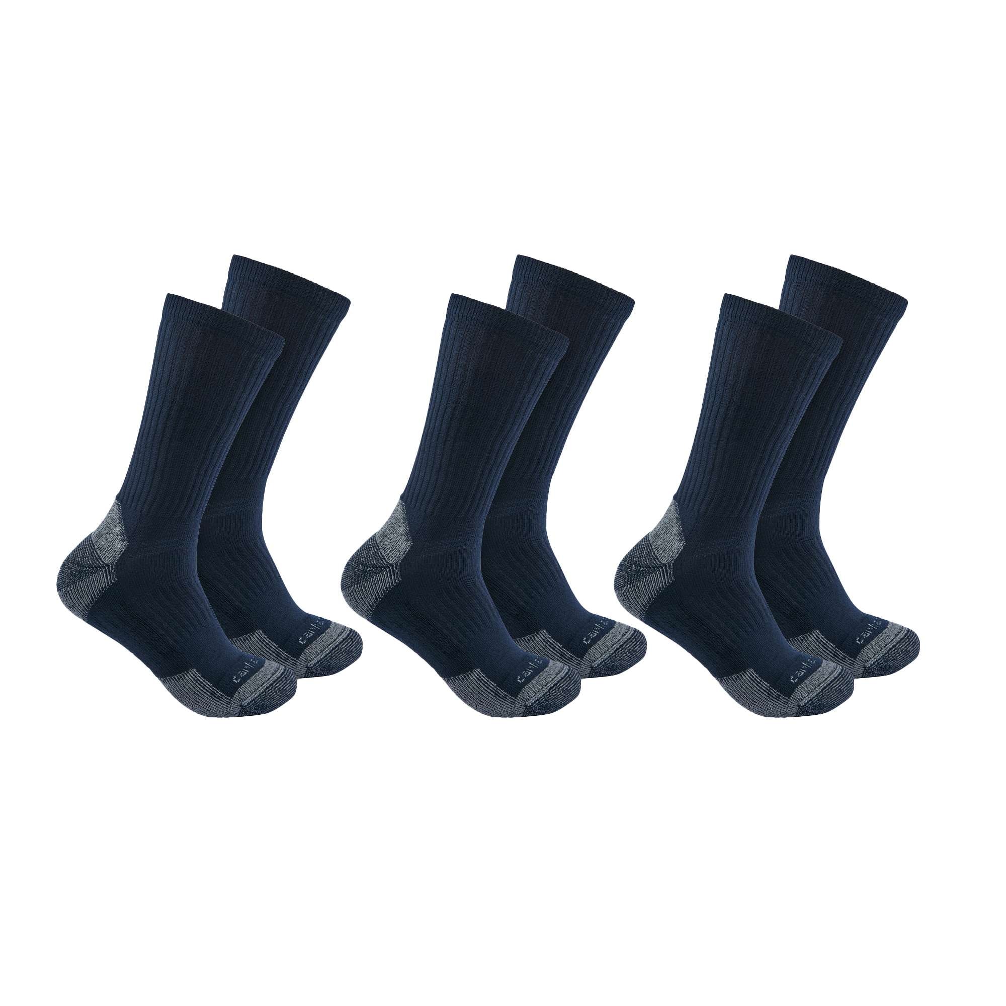 Carhartt Crew Socks 3-Pack Men Navy XL