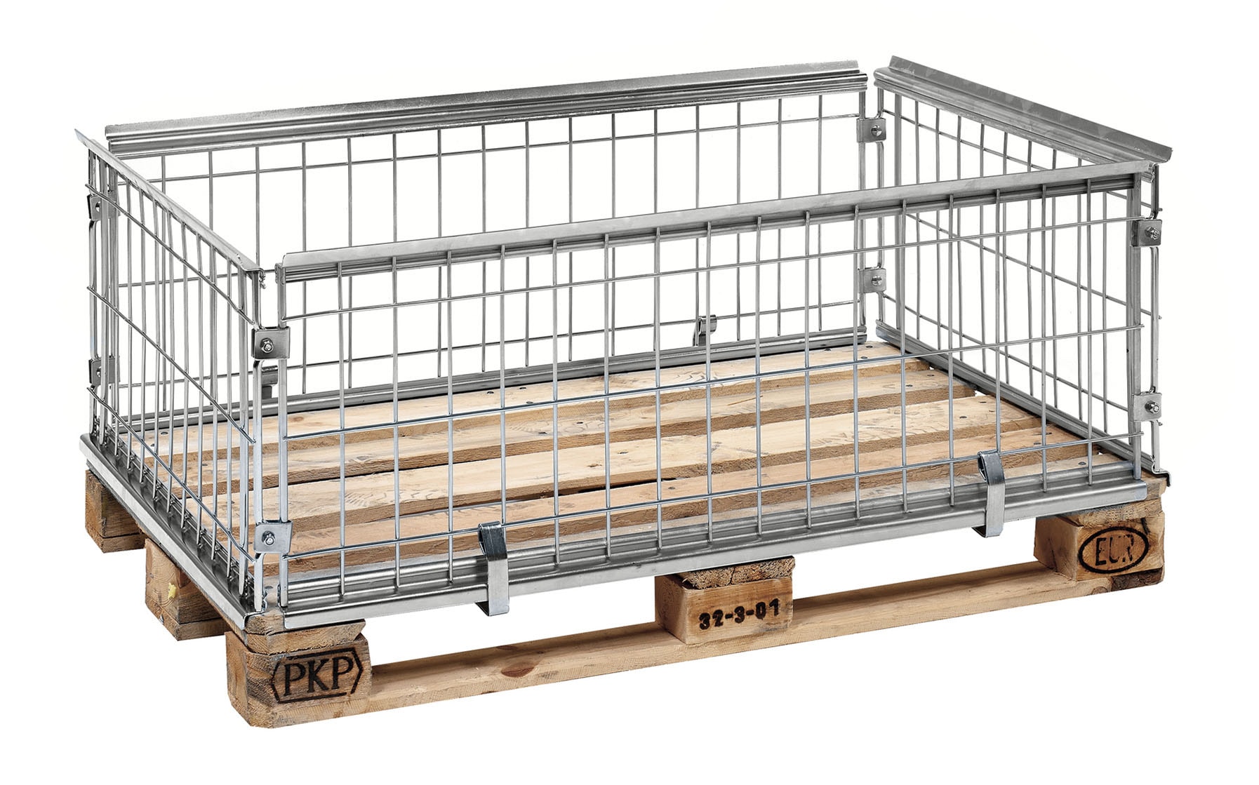 Kongamek elektrogalvaniseret palleramme KM080040