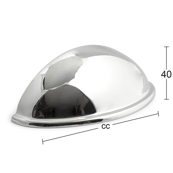 Habo Møbelgreb Cc64 2Stk Nathalie Tin