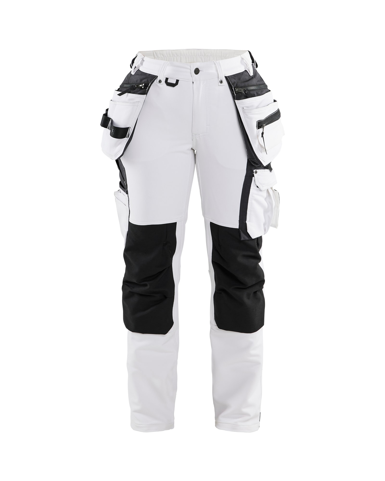 Blåkläder buks dame 4-vejs stretch hvid/mørk grå C50