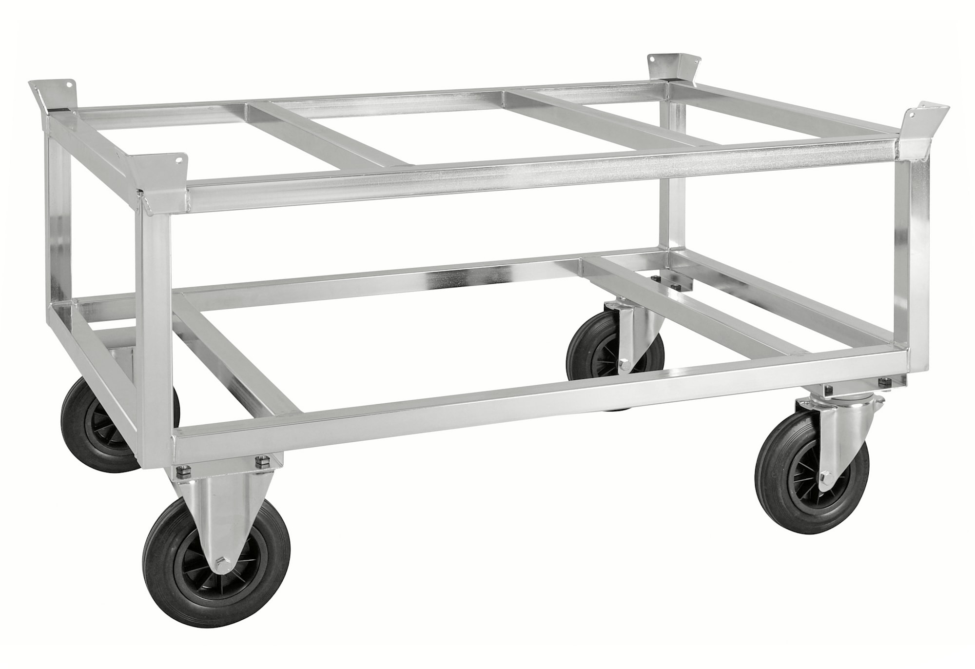 Kongamek elektrogalvaniseret pallevogn med palleholder KM221-EP