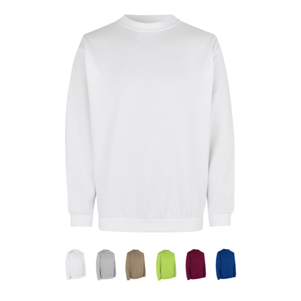 ID sweatshirt klassisk sort str. 6XL