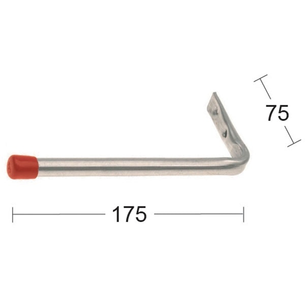 Habo Stigeophæng af stål Elforzinket