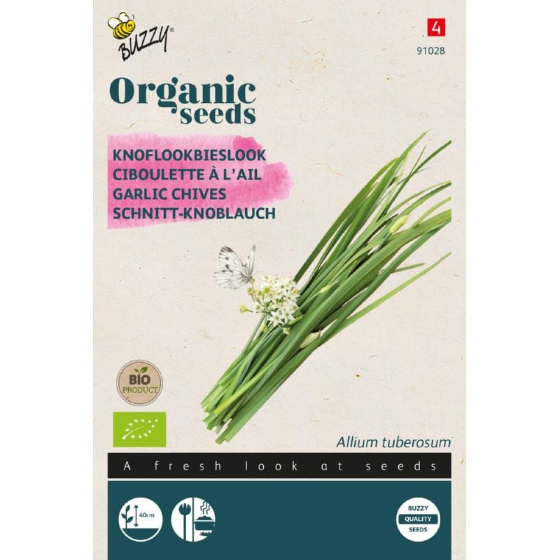 Buzzy Organic purløg Kinesisk økologiske frø
