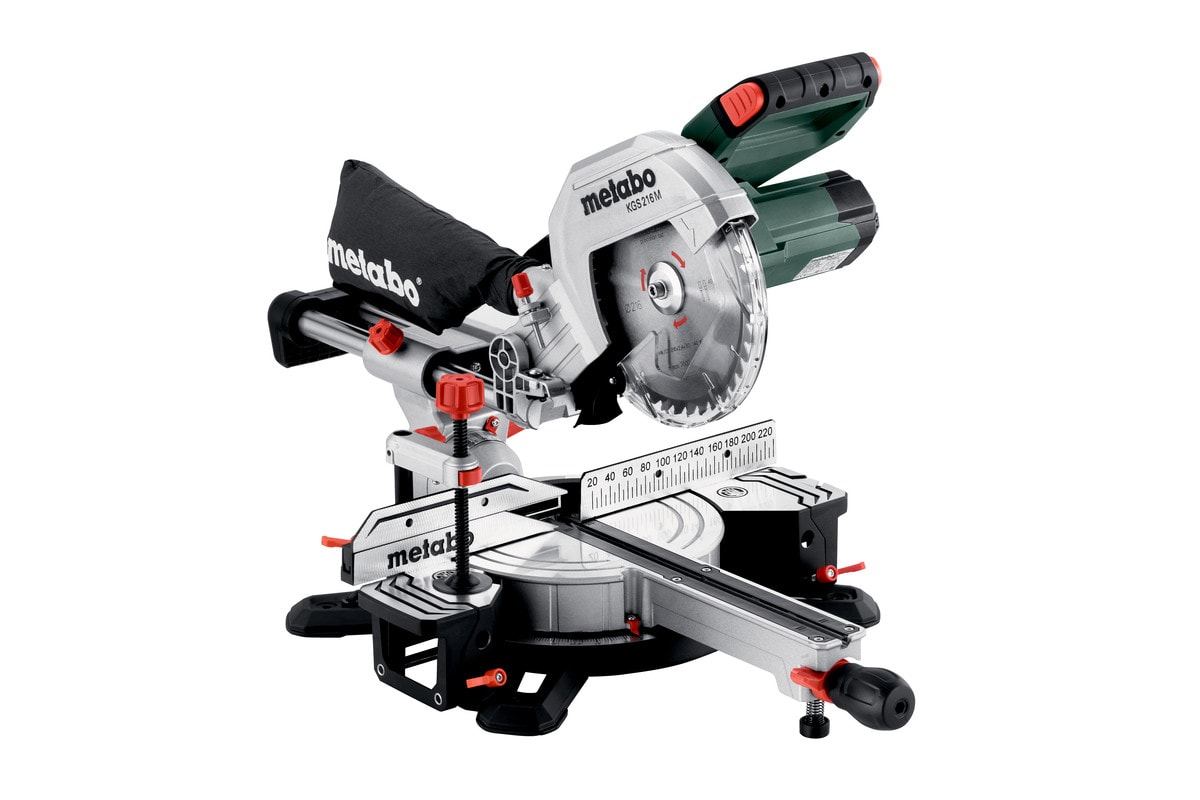 Metabo kap-/geringssav KGS 216 M m/udtræk,1500 Watt