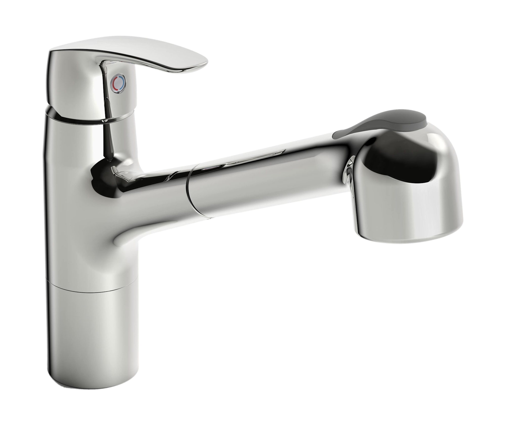 Oras Safira køkkenarmatur i krom med udtrækstud