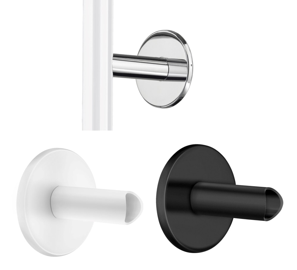 Smedbo Dry monteringssæt hvid til skjult el-tilslutning, passer til FX710