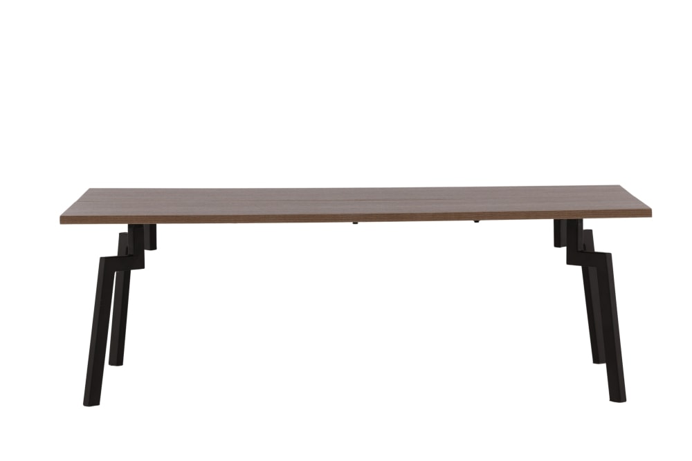 Venture Design Bethan sofabord i sort/brun MDF 120 x 70 x H40 cm