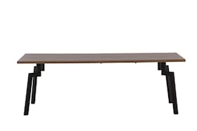 Venture Design Bethan sofabord i sort/brun MDF 120 x 70 x H40 cm