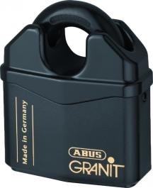 Abus hængelås sort 80 mm.