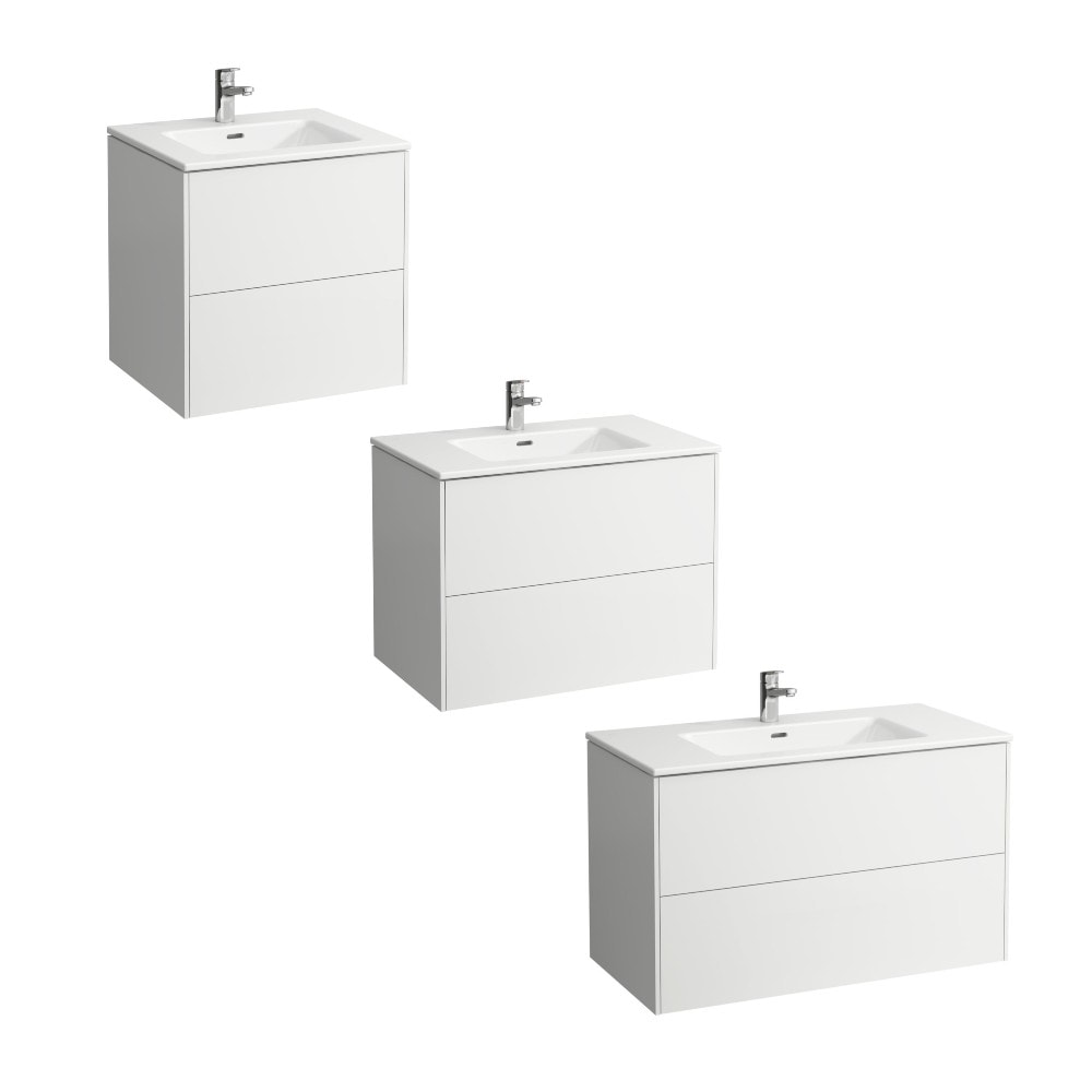 Laufen Base møbelpakke med Pro Slim håndvask mat hvid