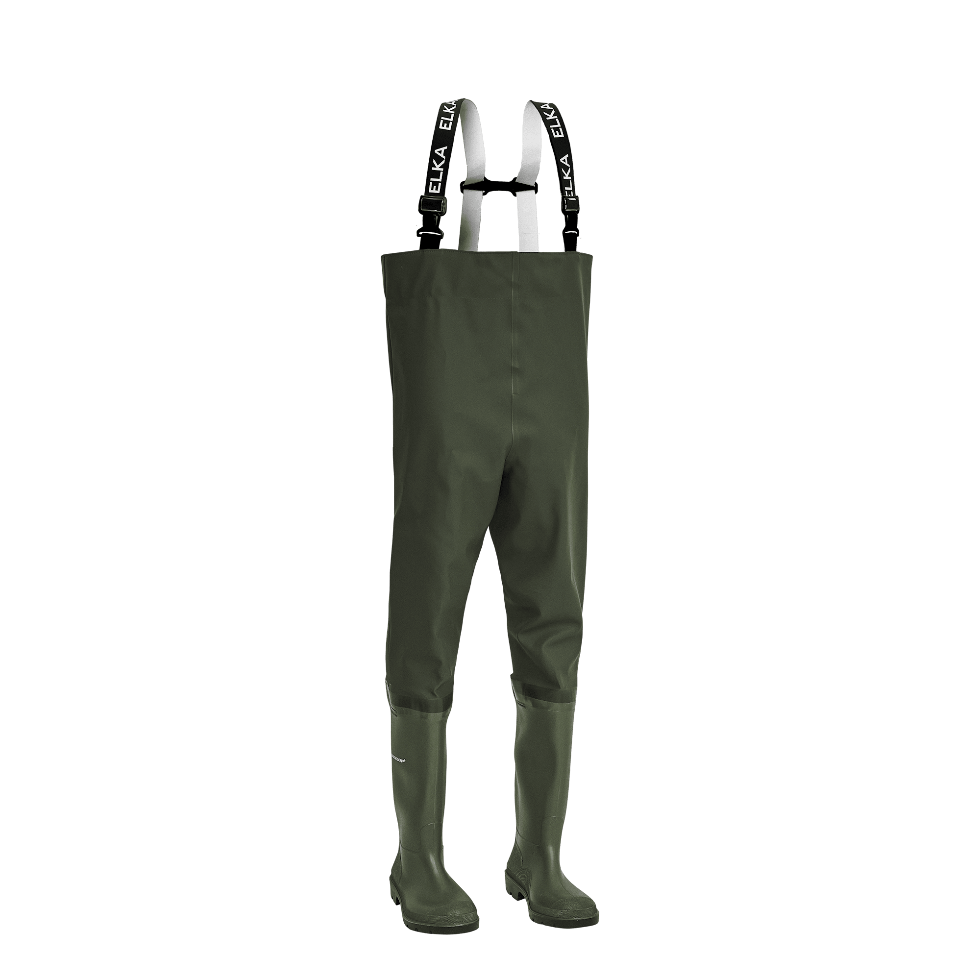 Elka waders - junior - Oliven - 41