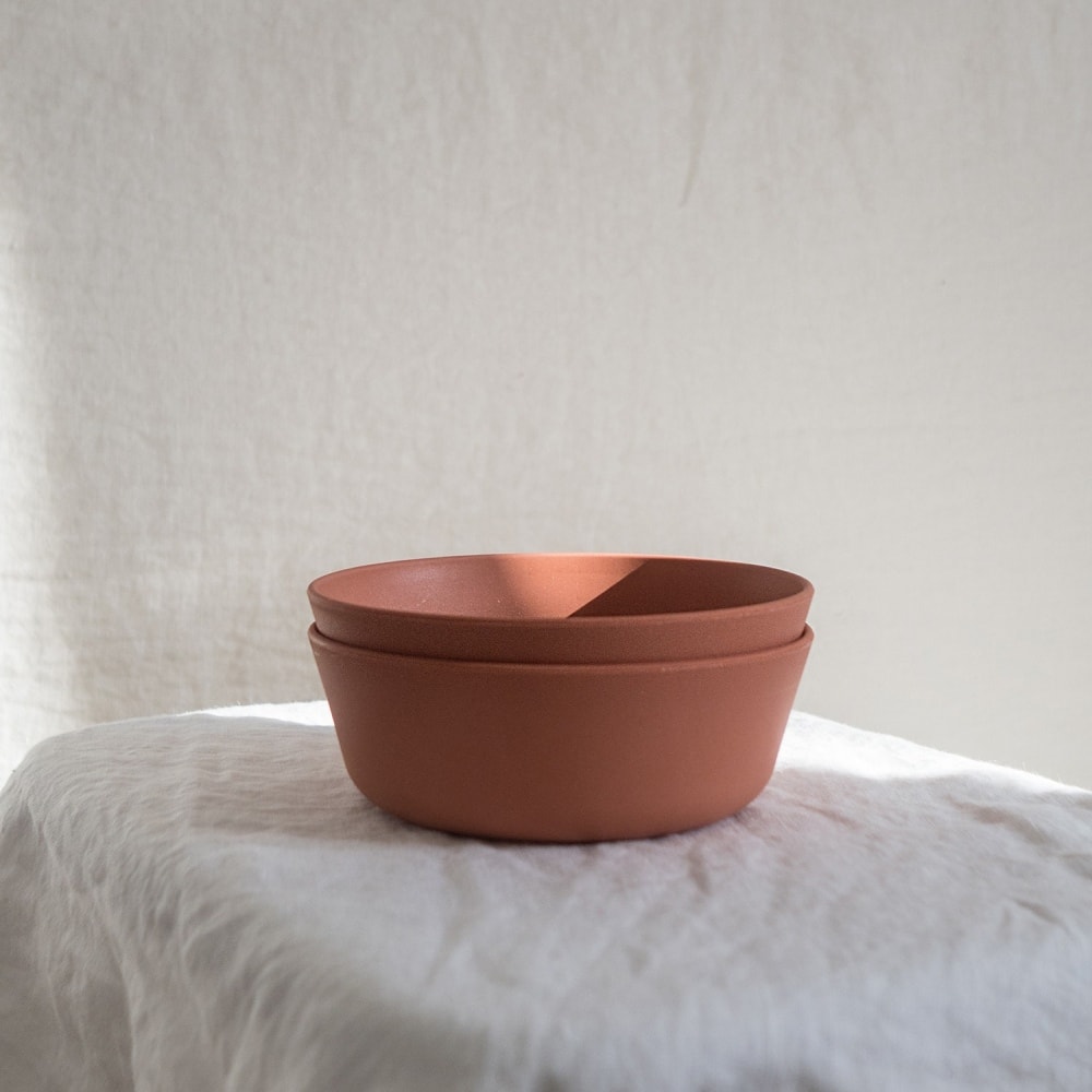 Cink Beet/Brick skålesæt 2 stk.