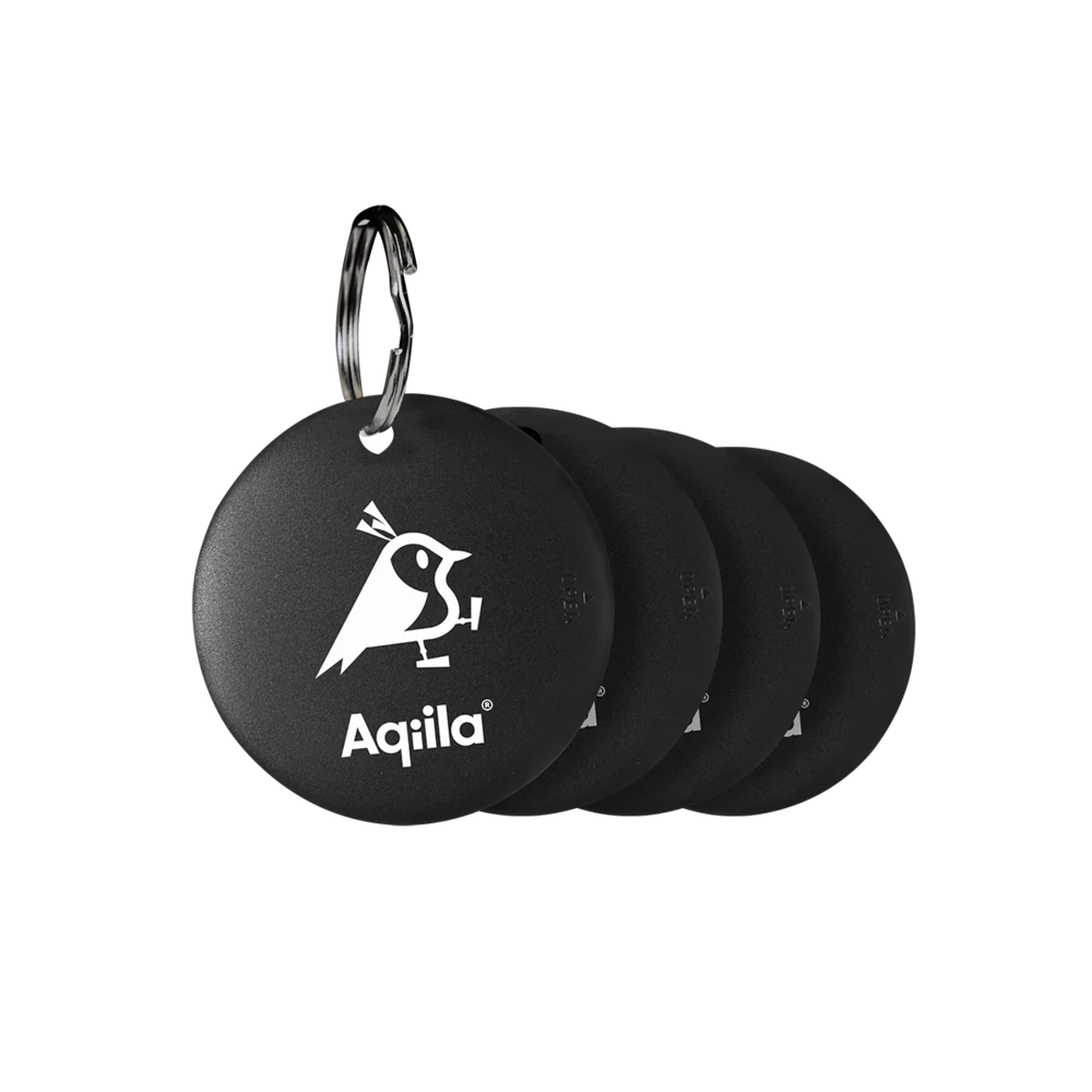 Aqiila Tagbird nøglering, 4-pak
