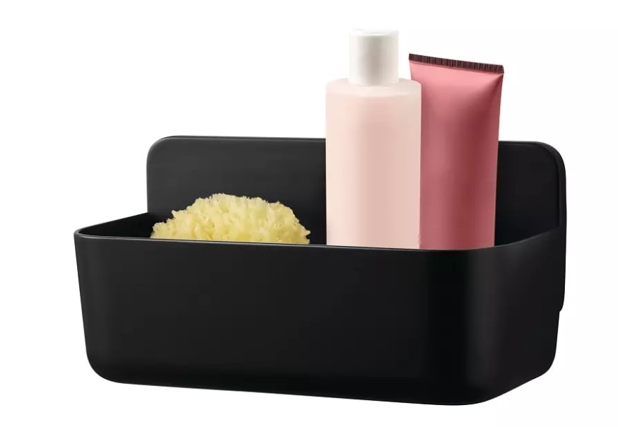 Tesa Lavaa brusekurv Medium matsort, selvklæbende