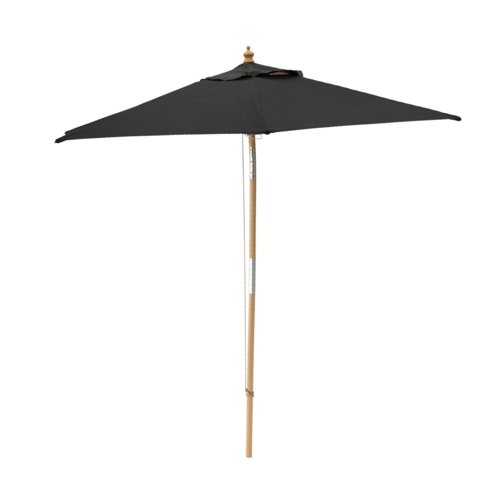 Venture Design Corypho parasol i sort med tilt 250 cm
