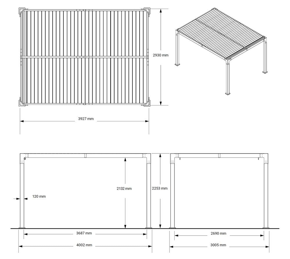 SJ52003_Sojag_Pergola_Hana_10x13_creme_Produktskiz
