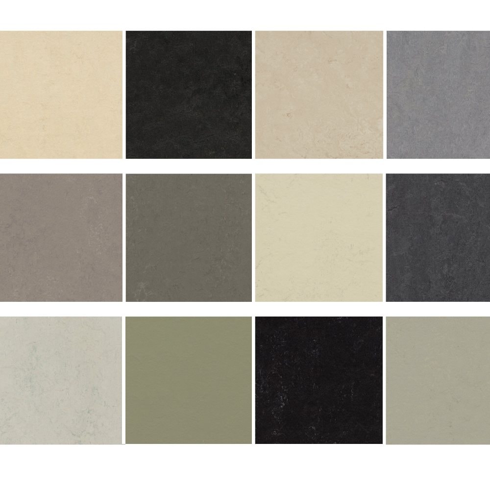 Forbo Marmoleum Click Liquid Clay linoleumsflise 30 x 30 cm pakke à 0,63 m2