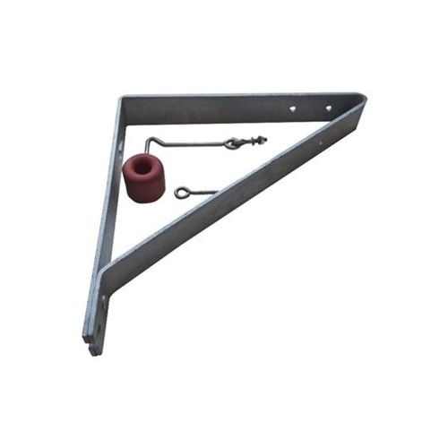 Svalk vinkelstop med gummipuf og krog