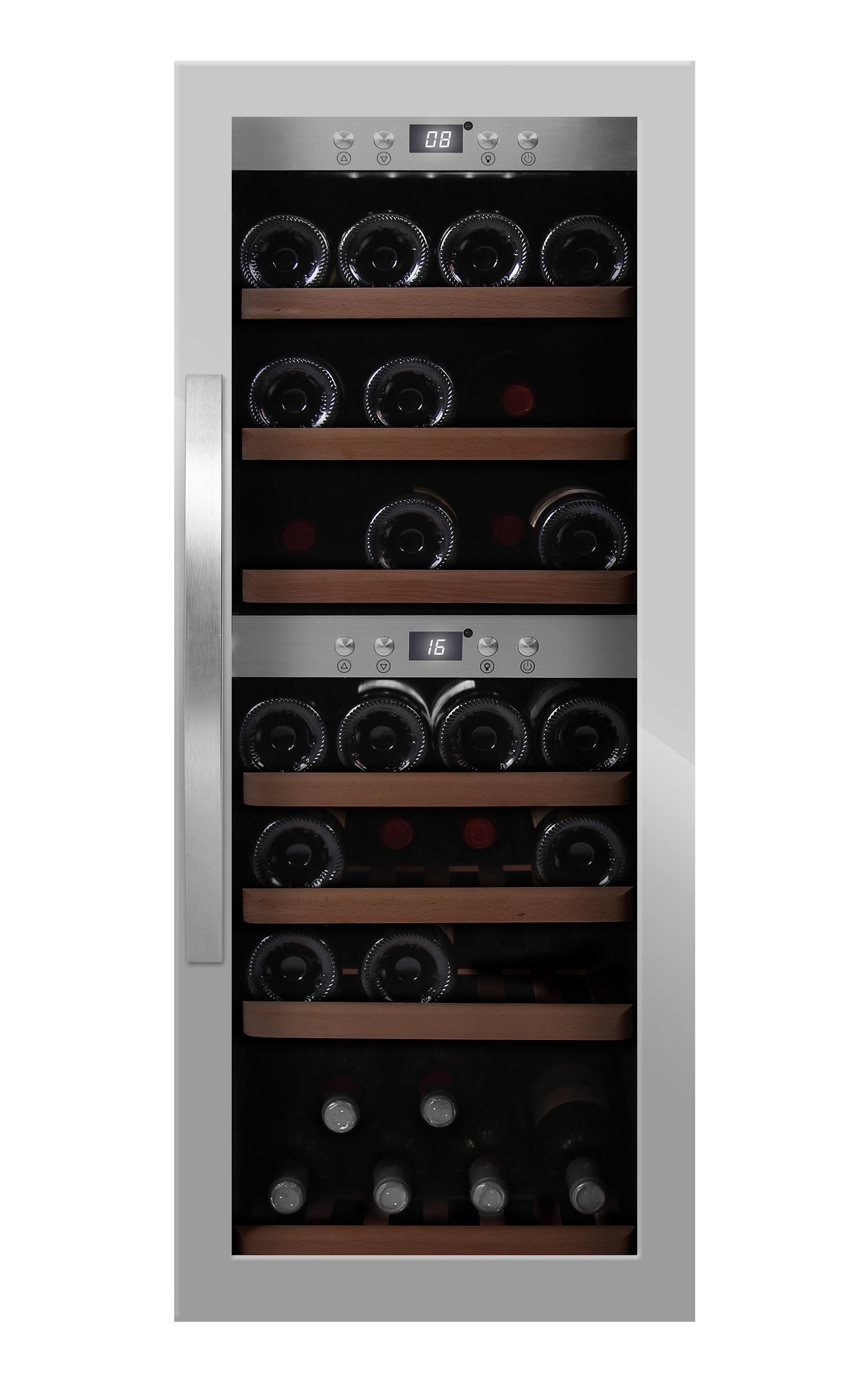 mQuvee WineExpert 38 Stainless fritstående vinkøleskab