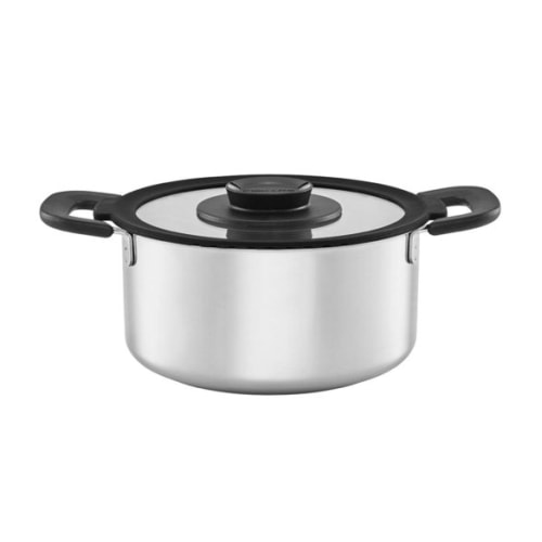 Fiskars Functional Form gryde i rustfrit stål med låg 5 liter