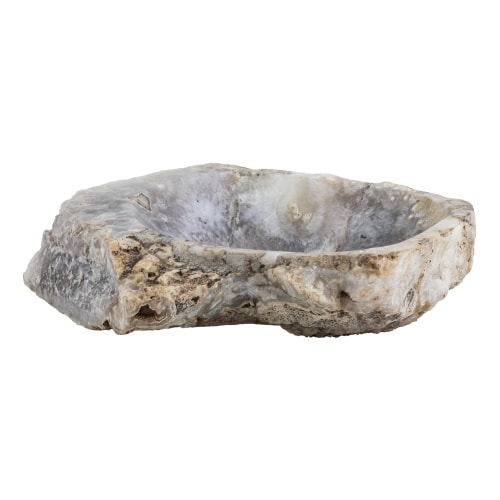 GemLook GL404 håndlavet håndvask i natur agat oval 45 x 35 cm