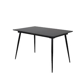 Venture Design Silar spisebord sort og sort melamin 120 / 160 x 90 cm