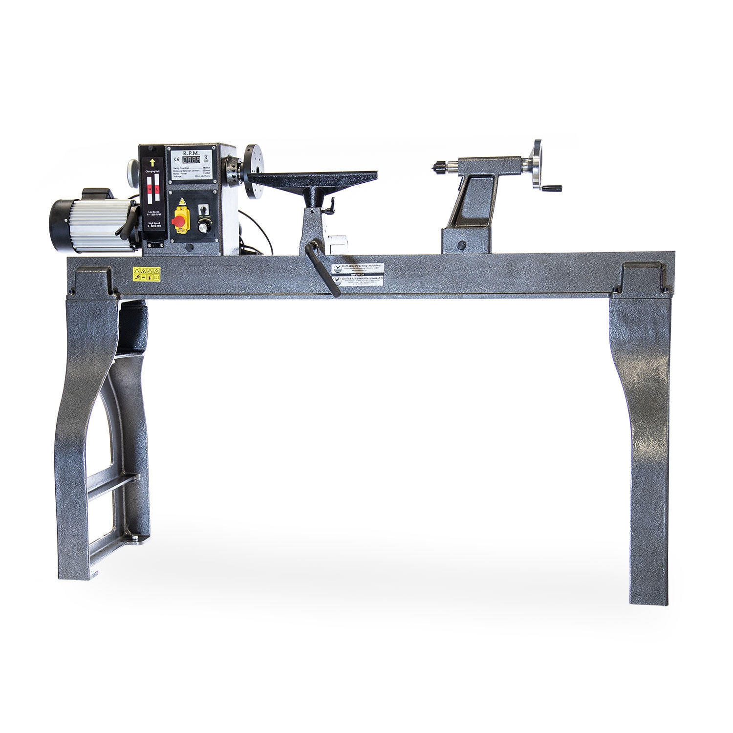 Hawk Trædrejebænk MC1847VF 18"x47" Variabel Hastighed