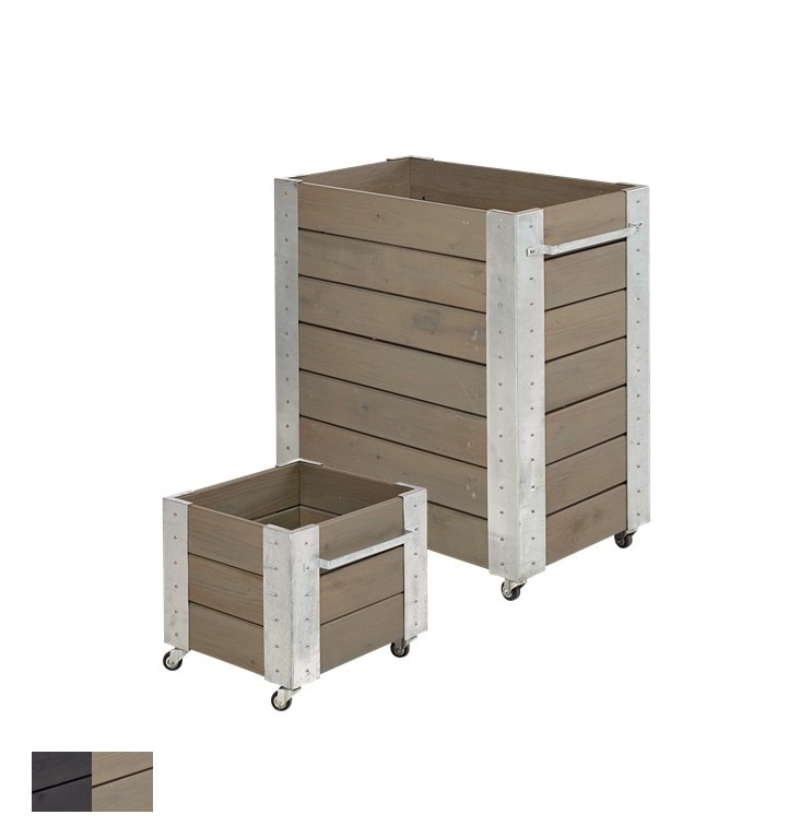 Plus Cubic blomsterkasse med hjul