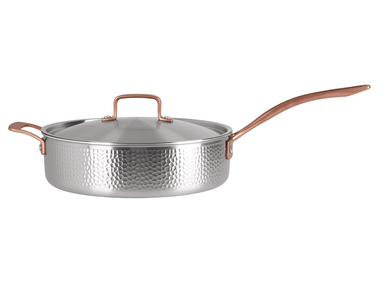 Pepper sauterpande med låg rustfri 28 cm