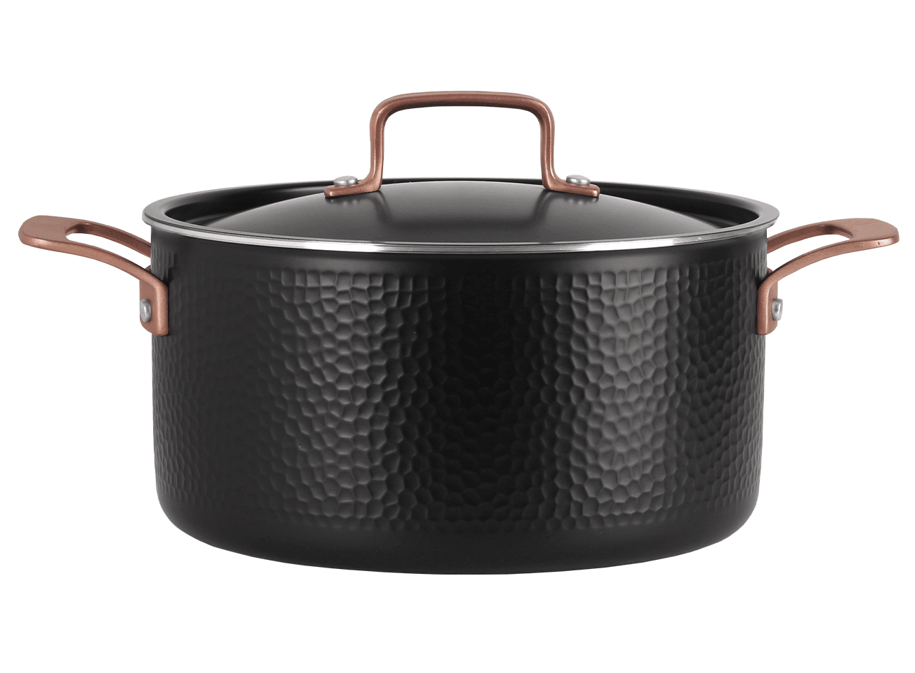 Pepper gryde med låg sort 24 cm