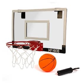 My Hood Minibasket basketsæt med kurv, bold og pumpe 45 x 30 cm