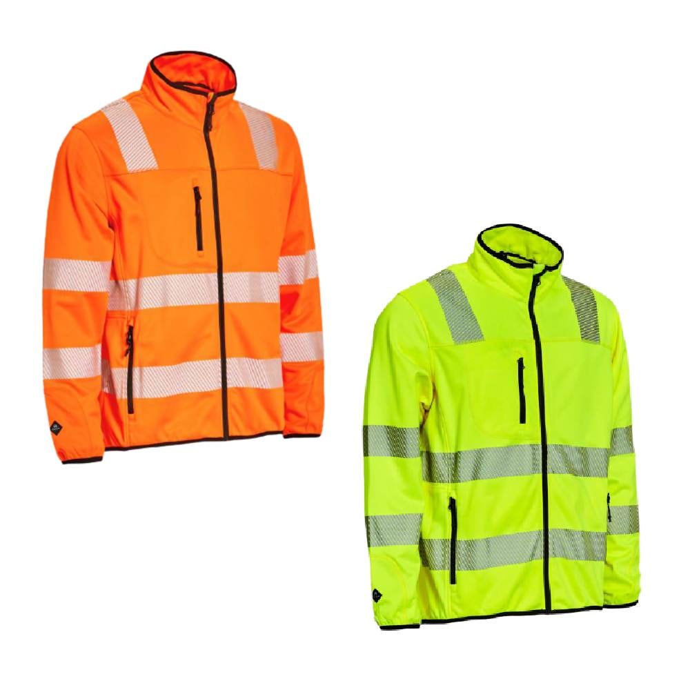 Elka Visible Xtreme Midlayer Zip-In jakke gul og sort str. 5XL