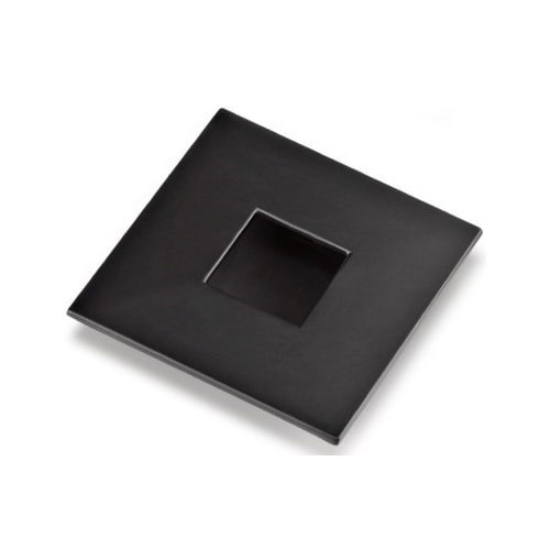 Svalk skydedørsskål kvadrat børstet 73/Ø45 mm