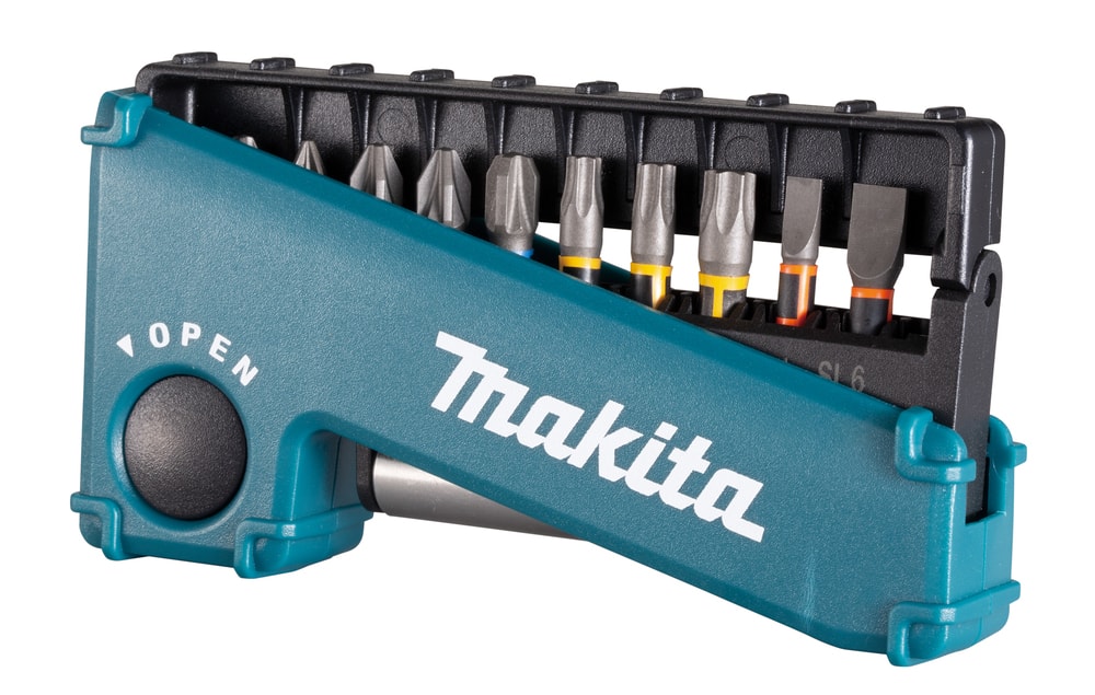 Makita IMPACT PREMIER BITSÆT 11 DELE, NO.2 Impact PREMIER torsion bitsæt 11 dele. (PH, SL, PZ, Torx)
