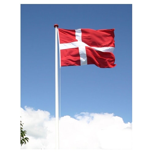 Flagstang 14 meter i glasfiber uden støtte