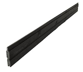Plus Plank profilbræt 25x140 mm x 177 cm grundmalet sort 17760-15