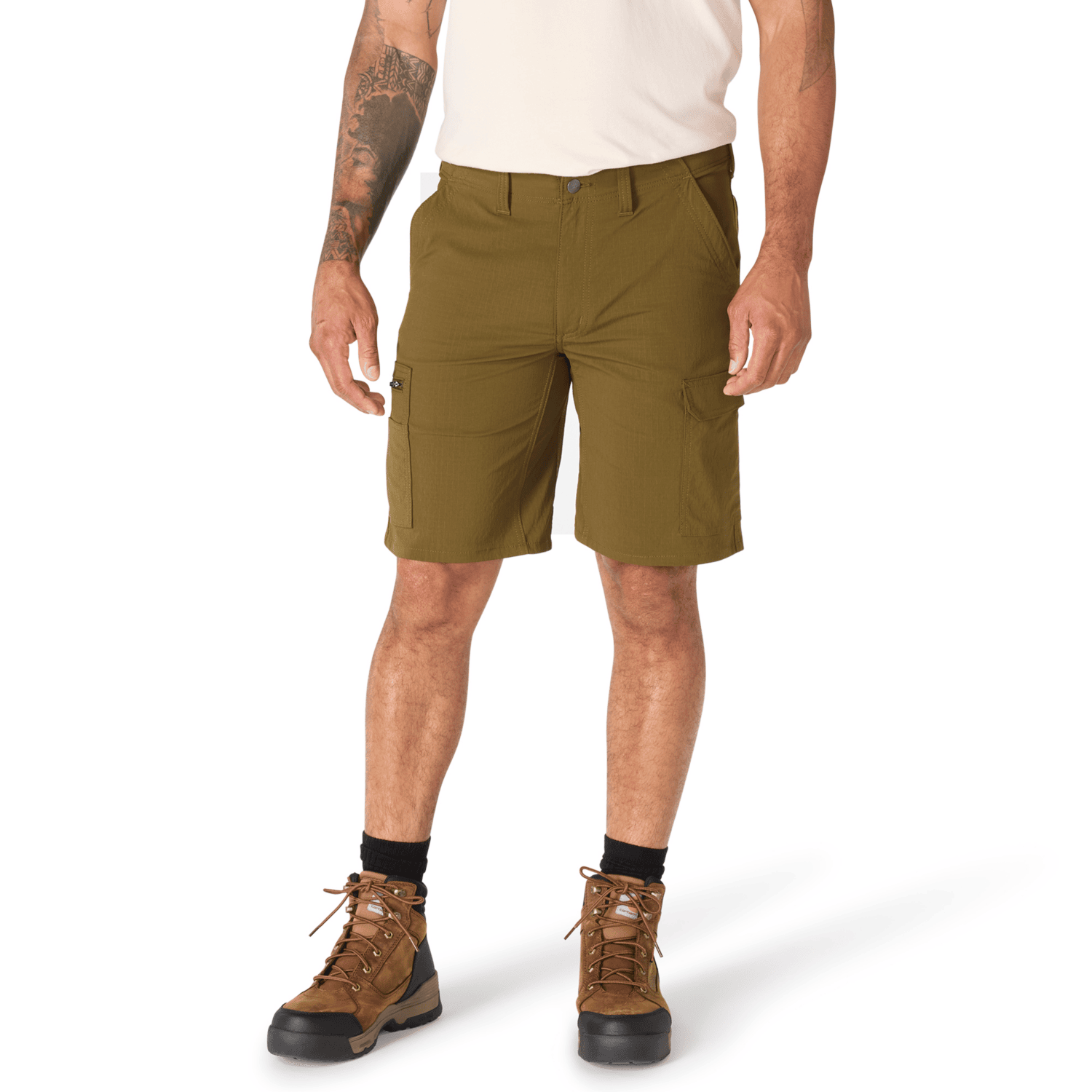 Carhartt Relaxed 10" Carhartt Force™ Ripstop Cargo Short Men Burnished Logs W42