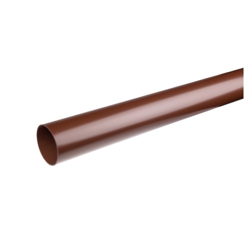 Plastmo Plast nedløbsrør brun.jpg