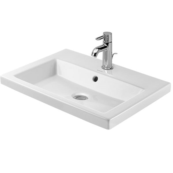 Duravit 2nd floor vask til nedfældning 60 x 43 cm